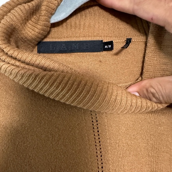 Very rare L.A.M.B. Mixed cotton and cashmere turtleneck - Picture 3 of 4